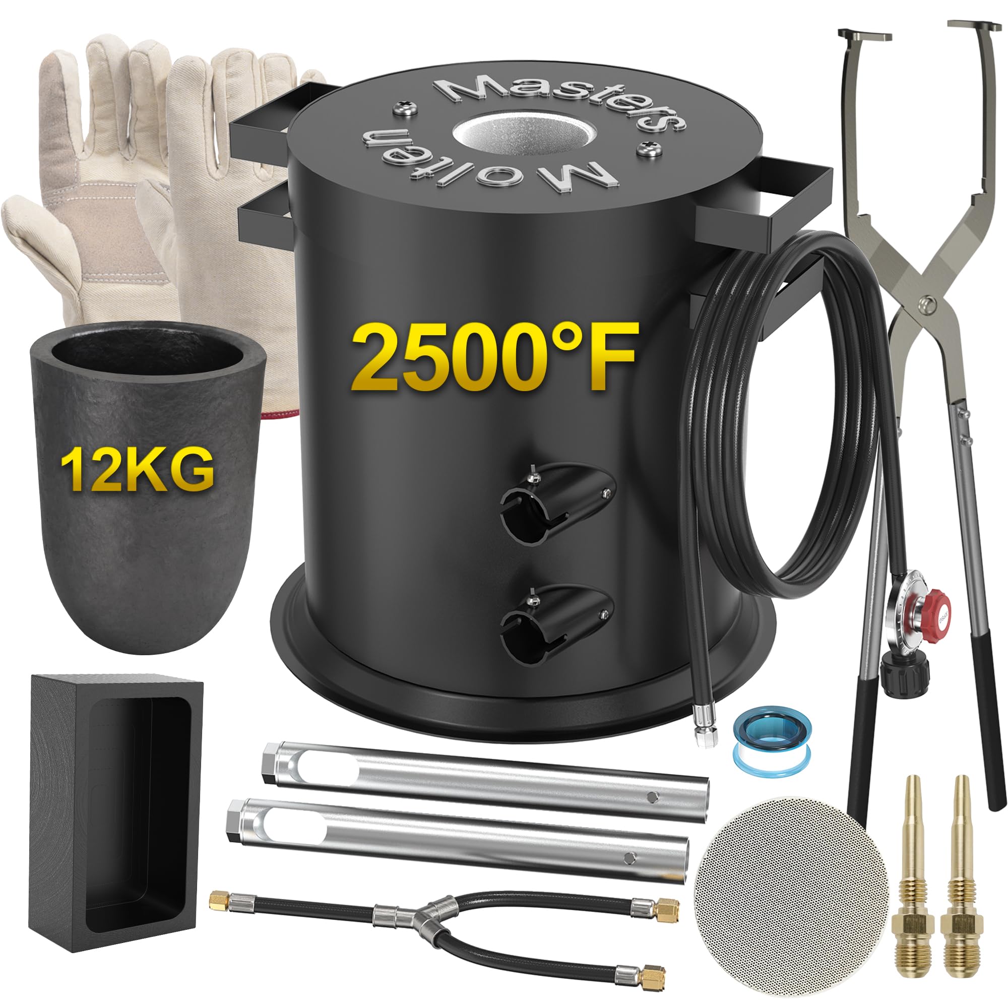 Amazon.com: MMasters 12KG Propane Metal Melting Furnace Kit with